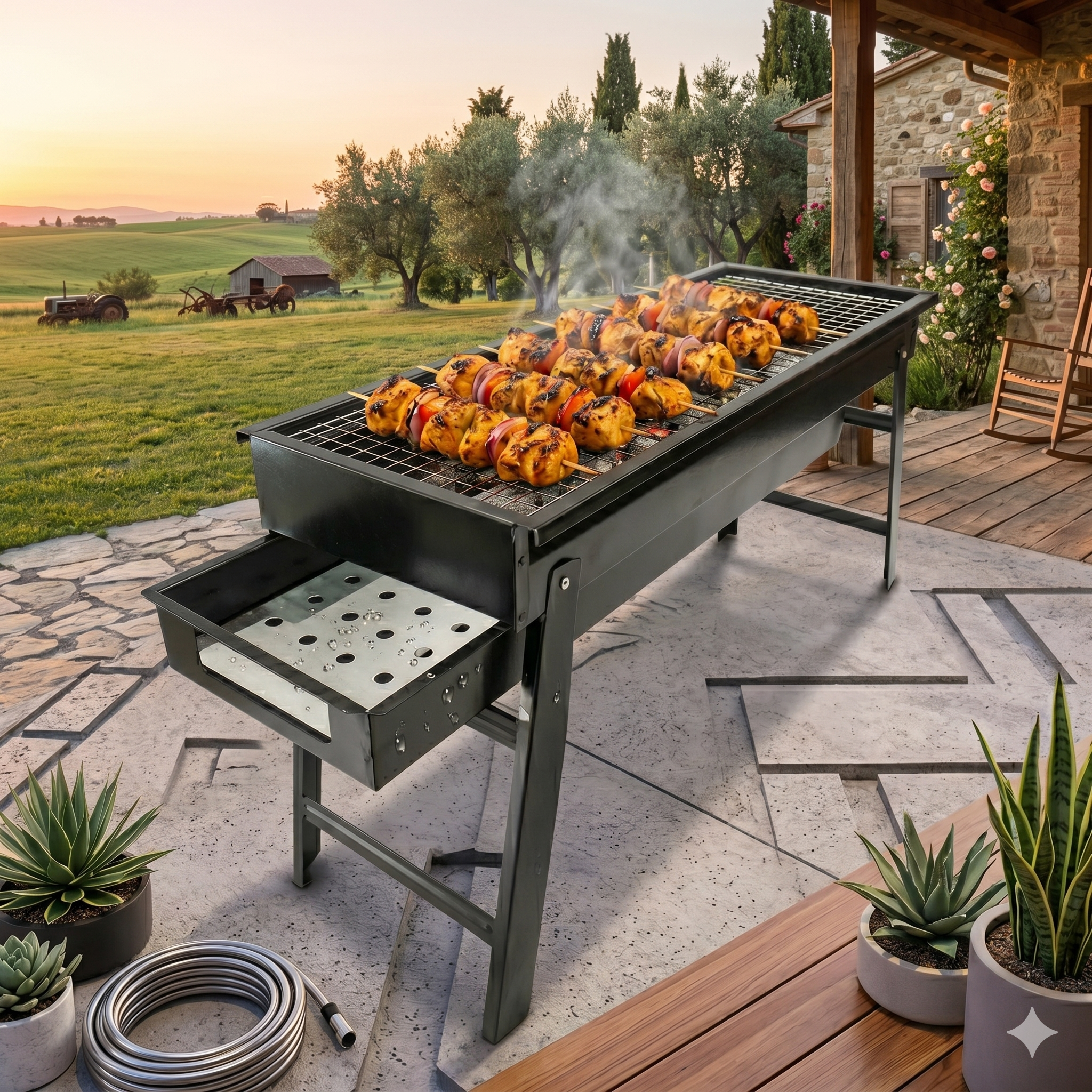 Foldable Portable BBQ Grill