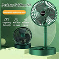 Desktop folding telescopic fan