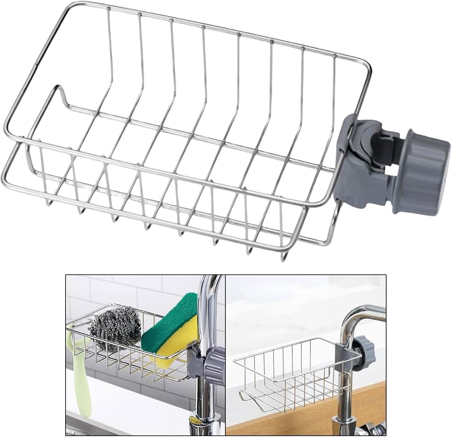 Sponge Holder for Kitchen Stainless Steel