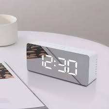 Digital LED Mirror Alarm Clock